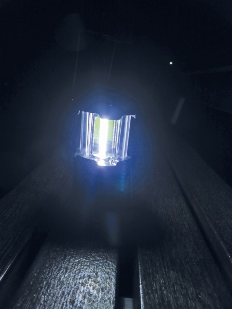 Metmaxx® LED MegaBeam Laterne "OutdoorBuddyMini" schwarz
