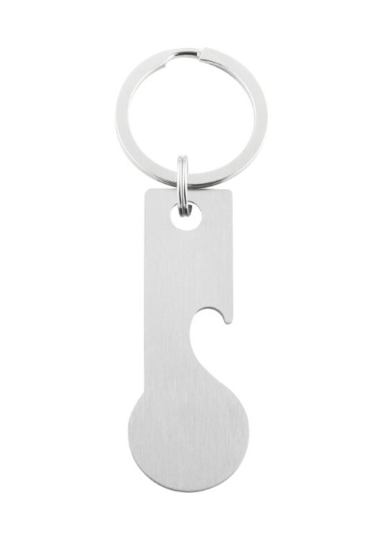 Metmaxx® EK-Schlüsselanhänger "Style&Open" silber