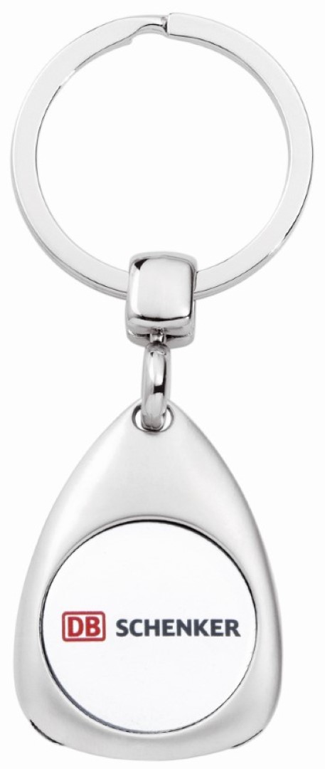 Metmaxx® EK-Chiphalter "KeyLogoStarEvo" silber