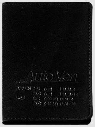 CreativDesign® Ausweistasche "LederfaserstoffGebugt"