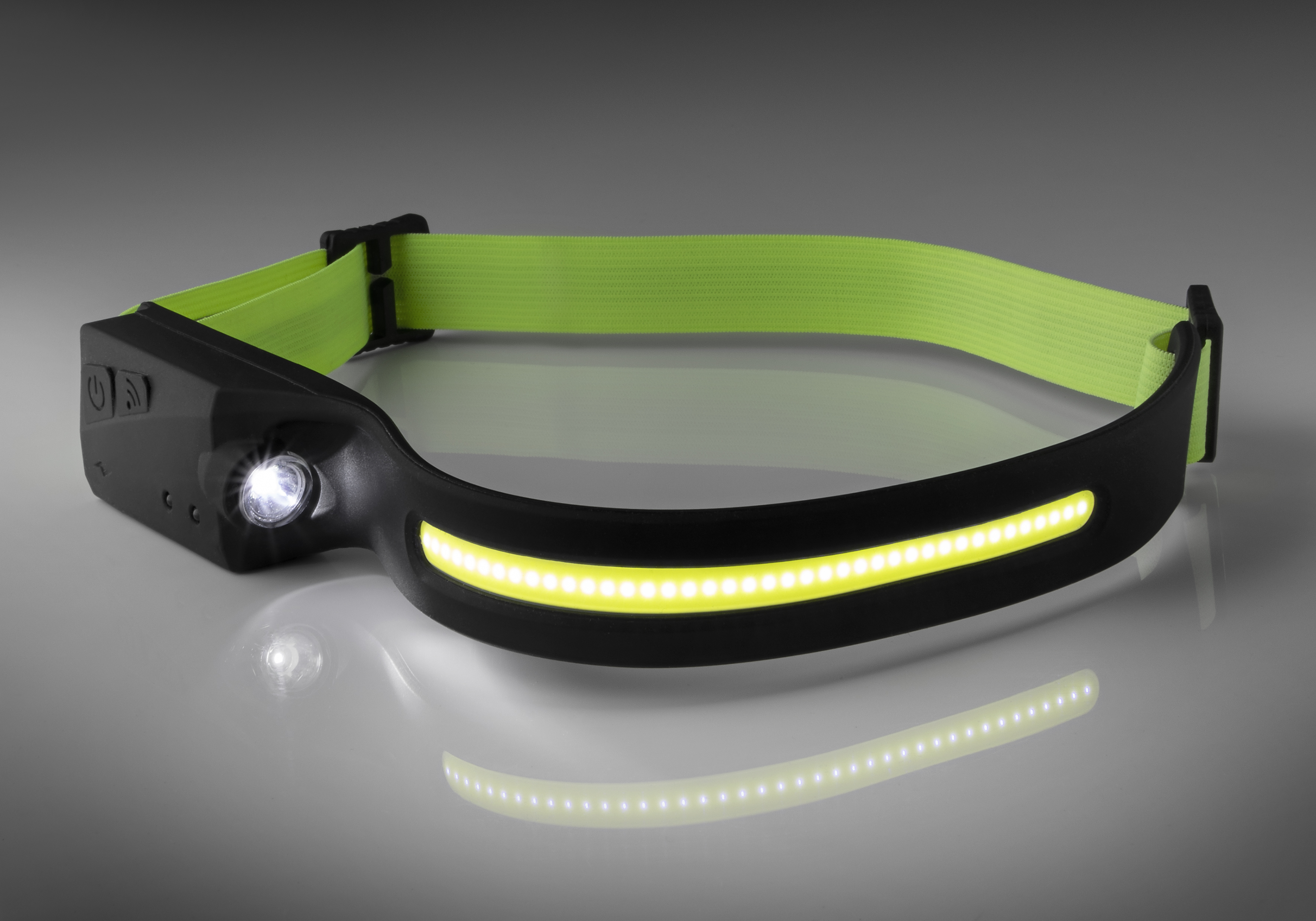 Metmaxx® LED MegaBeam Kopflampe „HeadlightSwipe“