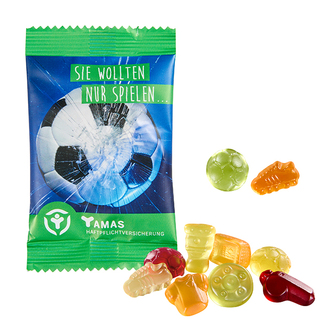 Fruchtgummi STANDARD-Formen 15 g im konventionellen Tütchen