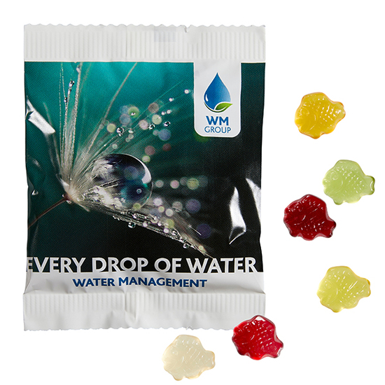 Fruchtgummi STANDARD-Formen 20 g im kompostierbaren Tütchen