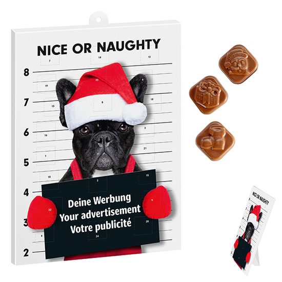 Classic Wand-/Tisch-Adventskalender – personalisierbares STANDARDMOTIV