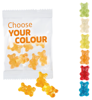 Unifarbene Premium-Bärchen, 10 g