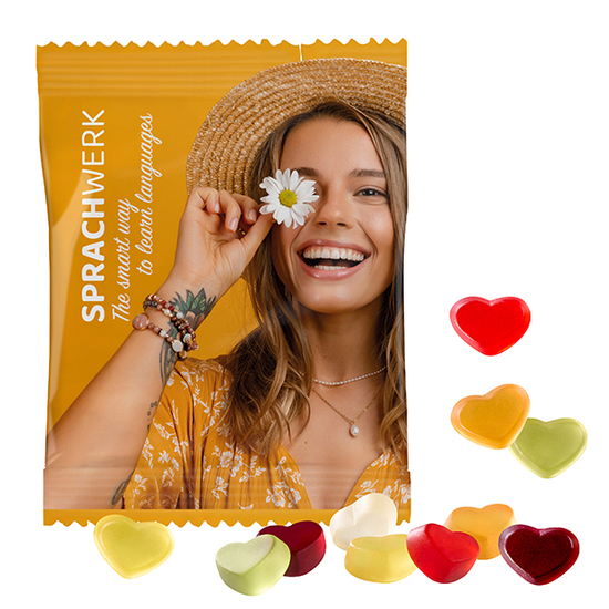 Fruchtgummi STANDARD 20 g, VEGAN im konventionellen Tütchen