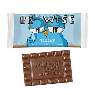 Schoko-Sondermotiv L im Papierflowpack