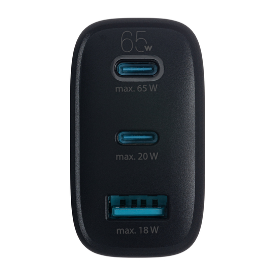 USB Ladegerät GaN 3-Port REEVES-LIMA 65 Watt