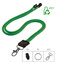 rPET Kordellanyard mit Soft-PVC-Motivlabel