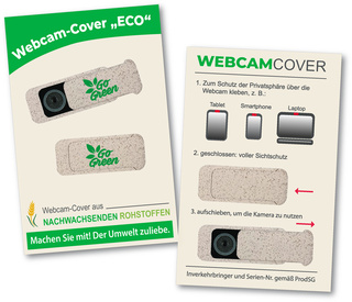 Eco Webcam-Cover Weizenstroh