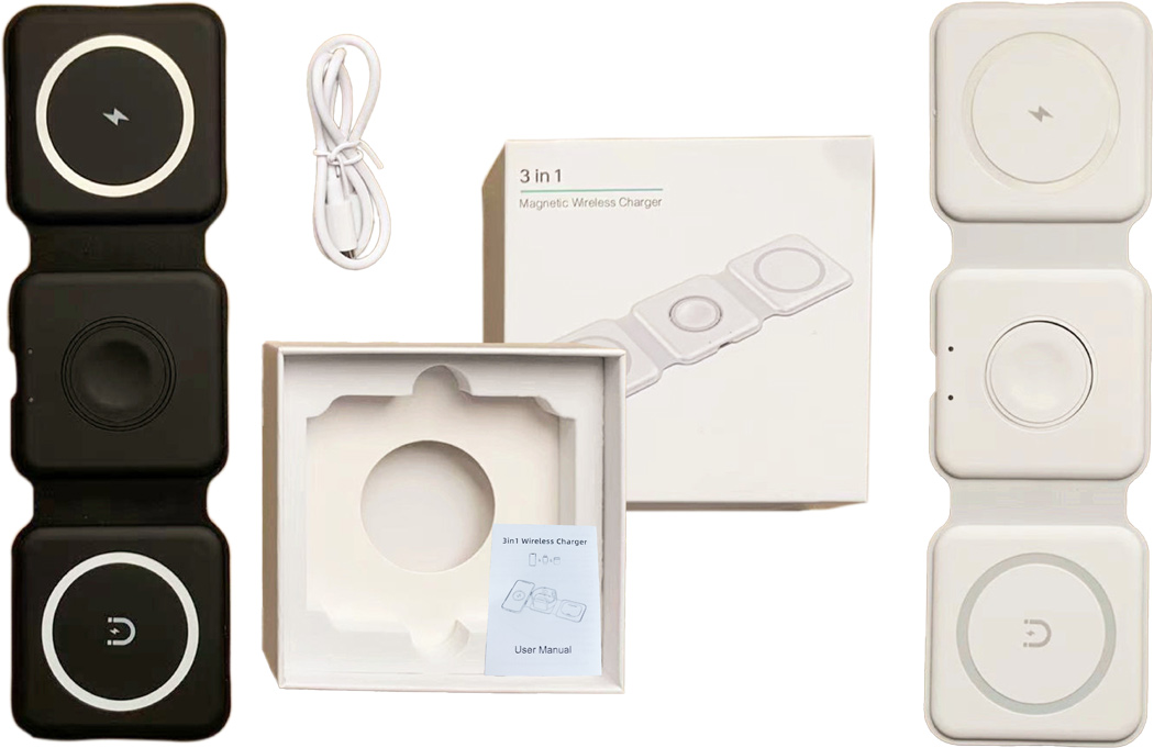 3 in 1 faltbare Ladestation