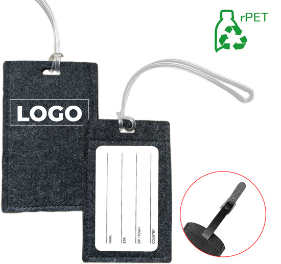 Kofferanhänger aus rPET Filz