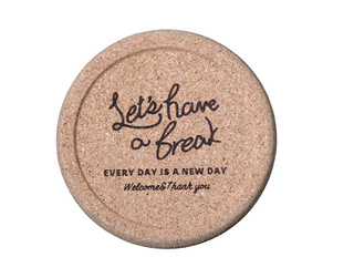 Korkuntersetzer mit Rand