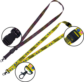 rPET Heißtransferlanyard Nahtlos