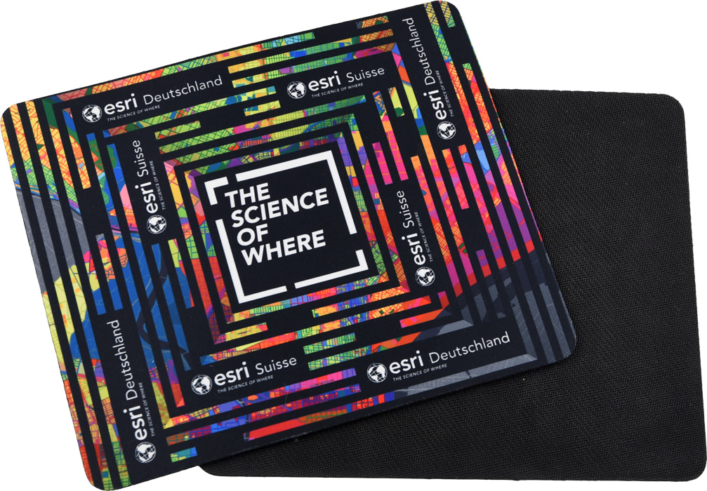 Textiles Mousepad mit Rubberrückseite