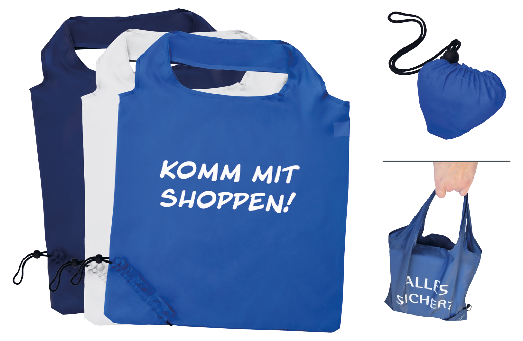 Faltbare rPET Einkaufstasche Hamburg