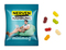 Fruchtgummi Standardformen, ca. 60 x 90 mm, 10 g, Standard-Folie weiß - Brille