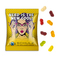 Fruchtgummi Standardformen, ca. 70 x 90 mm, 15 g, Standard-Folie weiß - Brille