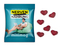 Fruchtgummi Standardformen, ca. 70 x 90 mm, 15 g, Standard-Folie transparent - Herz