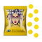 Fruchtgummi Standardformen, ca. 60 x 90 mm, 10 g, Standard-Folie transparent - Smilie
