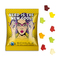 Fruchtgummi Standardformen, ca. 60 x 90 mm, 10 g, Standard-Folie transparent - Daumen hoch