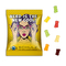 Mini Tetraeder Fruchtgummi, ca. 75 x 60 mm, 10 g, Standard-Folie transparent - Motorrad