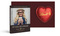 Werbekarte mit Lindt Schokoladen Herz 20 g, ca. 88 x 68 x 13 mm, 20 g, rotes Herz -