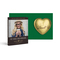 Werbekarte mit Lindt Schokoladen Herz 20 g, ca. 88 x 68 x 13 mm, 20 g, rotes Herz -