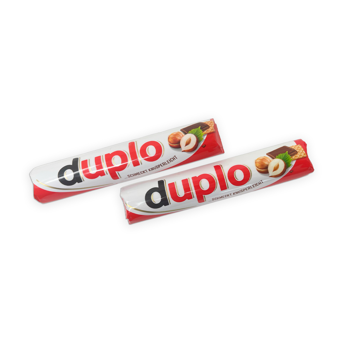 duplo Doppelpack im Werbeschuber, ca. 115 x 46,5 x 12,5 mm, 36,4 g,  - duplo
