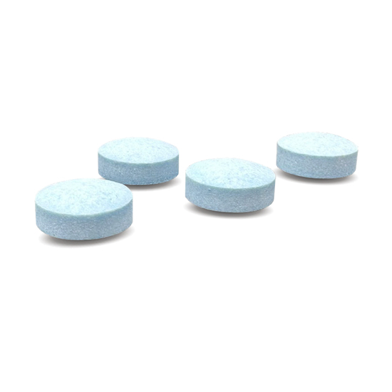 Mini Nostalgiedose, ca. 59 x 46 x 18,5 mm, 20 g, weiß-matt - Koffeinbonbons Pfefferminz