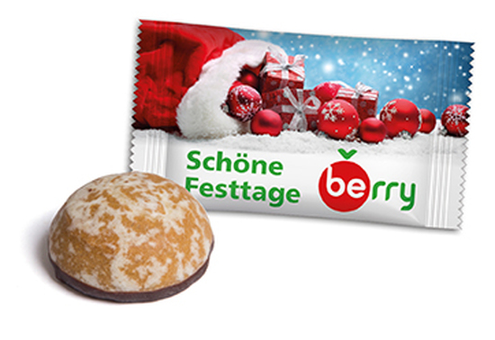 Mini Contessa im Werbetütchen, ca. 50 x 90 mm, 9 g, Standard-Folie weiß -