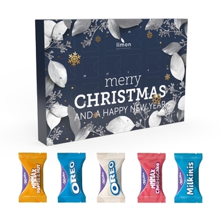 Adventskalender Multi , ca. 332 x 224 x 40, 240 g,  - Milka Favourites