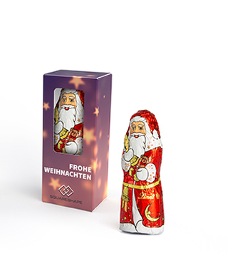 Lindt Schoko Nikolaus in Vollkartonage, ca. 28 x 66,5 x 22 mm, 10 g ,  -