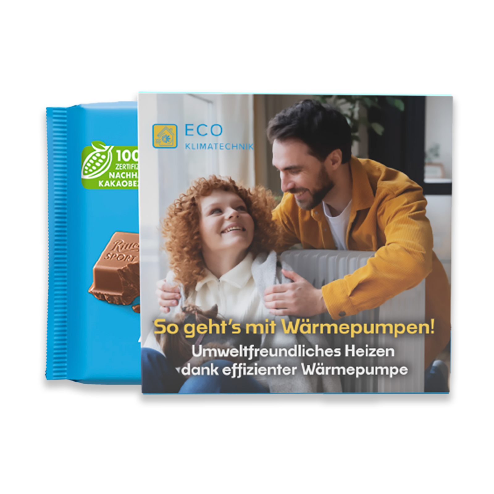Ritter Sport Tafel in Vollkartonage, ca. 100 x 96 x 15 mm, 100 g,  - Alpenmilch
