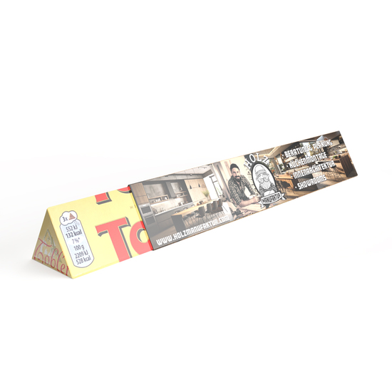 Toblerone in Werbeschuber, ca. 211 x 38 x 35 mm, 100 g,  - 100 g