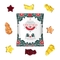 Fruchtgummi Vegan Weihnachtsedition, ca. 90 x 110 mm, 20 g, Cyclepaper weiß -
