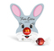 Lindt Lindor Kugel in Werbekartonage "Osterhase", ca. 124 x 139 mm, 12,5 g,  - Milchschokolade