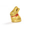 Lindt Lindor Kugel in Werbekartonage "Osterhase", ca. 124 x 139 mm, 12,5 g,  - Schokolade feinherb