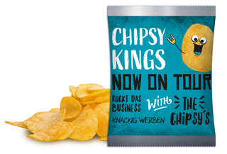 Jo Chips im Werbetütchen, ca. 145 x 190 mm, 20 g,  - Salz