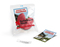 Glückskekse mit Werbekärtchen 7 g Rot Standard-Folie weiß