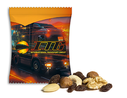 Seeberger Studentenfutter 20 g  Papier/PE-Verbundfolie weiß