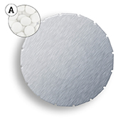 Super Mini Clic Clac Box 12 g Pfefferminztabletten weiß blank