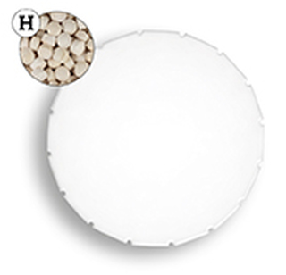 Super Mini Clic Clac Box 12 g Zimtpastillen weiß