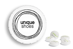 Super Mini Clic Clac Box 12 g Sweetprints Pfefferminz weiß