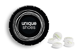 Super Mini Clic Clac Box 12 g Sweetprints Pfefferminz schwarz-matt