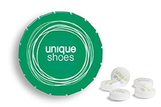 Super Mini Clic Clac Box 12 g Sweetprints Pfefferminz PMS Green C