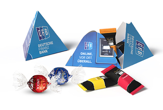 Pyramidenbox 50 g Lindt Lindor Kugeln