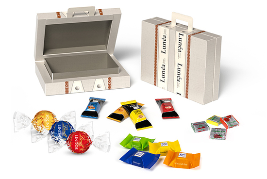 Koffer 64 g Ritter Sport Schokowürfel