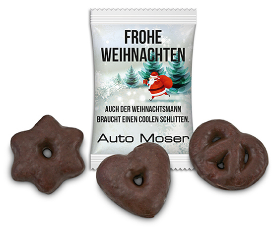 Mini Dreierlei im Werbetütchen 12 g  Standard-Folie weiß