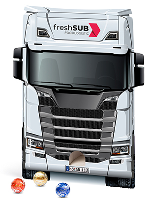 Lindt Lindor Adventsspender "LKW" 115 g